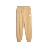 PUMA Womens Essentials Elevated High Waisted Sweatpants Casual - Beige - Size S
