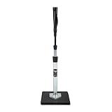 Tanner Tee The Original Professional Baseball Tee Softball Adult Batting Tee. Weather Resistant Composite Base, Hand-Rolled Flexible Rubber Ball Rest, Adjust: 26" to 43", Durable Rugged Steel Stem