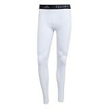 adidas Men's Techfit Compression Training Long Tights, White