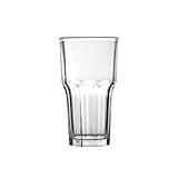 Fortessa Basics Chez Bistro Everyday 12 Pack Set Glassware Kitchen and Barware Great for: Beer, Cocktails, Water, Juice, Iced Tea, Soft Drinks., Cooler Glass, 16 Ounce