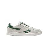 Reebok Unisex Court Advance Sneaker, Chalk/Chalk/Escape Green, 13 US Men