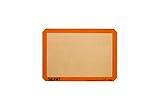 Silpat Premium Non-Stick Silicone Baking Mat, Half Sheet Size, 11-5/8 x 16-1/2, Orange