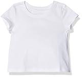 The Children's Place girls Basic Long Sleeve Layering Tee Shirt, White, 12-18 Months US