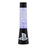 Paladone PlayStation Glitter Flow Lamp Night Light, Bedroom Décor Mood Light, 33 cm