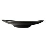 Luxor Dish 10.75'' Matte Black Porcelain Bowl – Large Serving Bowl for Salads, Pasta & Main Dishes – Durable, Chip-Resistant, Microwave & Dishwasher Safe – Perfect for Restaurants & Events