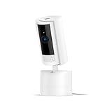 Ring Pan-Tilt Indoor Cam | See all around with 360° pan coverage, HD video, plus Two-Way Talk (2024 release) | White