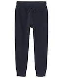 The Children's Place Boys' Active Fleece Jogger Sweatpants, New Navy Single, Large