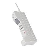 Aqur2020 Old Fashioned Cellular Phone Model Ornament Vintage Simulation Photographic Props Desktop Decoration, Retro Cellphone Model Collectible Vehicles Home Decor Accents (White)
