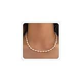 Pearls Choker Necklaces for Women Gold Plated Pearl Necklace Dainty Beaded Necklace with Pearls Accessories Summer Beach Minimalism Simple Pearl Jewelry (D-SIlver)