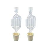 Twin Bubble Airlock and Carboy Bung (Pack of 2)