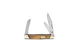 Buck Knives 373 Trio 3-Blade Folding Pocket Knife with Wood Handle
