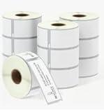 12 Rolls Compatible with Dymo 30321 (1-4/10" x 3-1/2") Address Label Refills for LabelWriter 400 450 Duo Twin Turbo 4XL Printer (36 x 89 mm, 260/Roll)