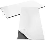 Cut to Size, Durable 4x12in Sticker Magnetizer 2 Pk: Turn Any Decal Into a Strong Magnet. Weatherproof Magnetic Strip Protects Bumper Paint and Allows Easy Swap. Flexible Sheet Guaranteed to Stick