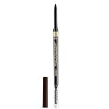 L'Oreal Paris Makeup Brow Stylist Definer Waterproof Eyebrow Pencil, Ultra-Fine Mechanical Pencil, Draws Tiny Brow Hairs and Fills in Sparse Areas and Gaps, Dark Brunette, 0.003 Ounce (Pack of 1)