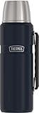 THERMOS Stainless King Vacuum-Insulated Beverage Bottle, 40 Ounce, Midnight Blue