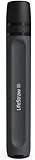 LifeStraw Peak Series - Personal Water Filter Straw for Backup Filtration, Emergency, Survival, and Ultralight Hydration, BPA-Free, Dark Mountain Gray