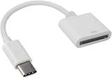 Jizlan for 30pin Female to USB 3.1 Type-C USB-C Sync Data Charging Adapter Cable Cell Phone OTG Adapters USB Cables Computers Accessories