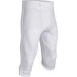 Champro Boys' Touchback Youth Football Practice Pants, White, Small