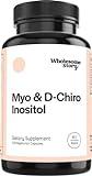 Wholesome Story Inositol Supplement | Myo-Inositol & D-Chiro Inositol Capsules 2050mg | Hormonal Balance & Ovarian Support | 40:1 Ratio | 30-Day Supply