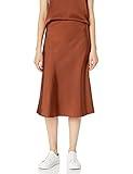 The Drop Women's Maya Silky Slip Skirt, Tortoise Shell, XL