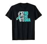 End The Stigma Recover Out Loud AA NA Addiction Recovery T-Shirt