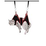 ATO-DJCX Cat Grooming Hammock Harness for Small Dogs,Pet Hammock Restraint Bag,Dog Grooming Sling for Trimming Nail and Ear/Eye Care(XS Size,6.5")