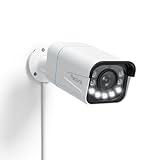 REOLINK RLC-811A PoE IP Security Camera 4K - 123° FoV, 5X Optical Zoom for Outdoor Usage, 2.7mm Lens with Color Night Vision, Human/Vehicle/Pet Smart Detection, 2 Way Talk, Up to 512GB microSD Card