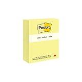 Post-it Pop-up Notes 3x5 in, 12 Pads, America's #1 Favorite Sticky Notes, Canary Yellow, Clean Removal, Recyclable (655)