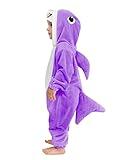 HSCTEK Baby Shark Costume, Baby Shark Cosutme Boys Girls, Baby Halloween Costume Toddler Purple 4T