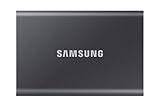 Samsung T7 Portable SSD - 2 TB - USB 3.2 Gen.2 External SSD Titanium Grey (MU-PC2T0T/WW)