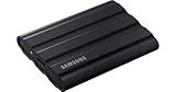 Samsung Portable SSD T7 Shield, 1TB, USB 3.2 Gen.2, 1050MB/s Read, 1000MB/s Write, Robust External Hard Drive Outdoor for Mac, PC and Smartphone, Black, MU-PE1T0S/EU