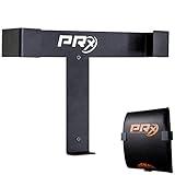 PRx Performance Wall Mounted Ab Mat Holder - Abdominal Exercise Mat Storage, Space Saving, Ideal Home Gym Rack, Commercial Gyms & Ab Workout Support, Gym Wall Storage Solution, Black Powder Coated