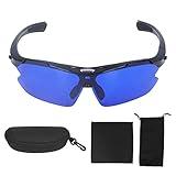 EVTSCAN Blue Lens Golf Ball Finder Glasses, with UV Protection, for Golfers Finding White Golf Balls, Sporty Golf Sunglasses Locating Eyewear for Outdoor Course, Sunny Days