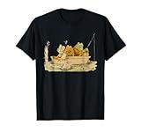 Frog Toad Fishing Vintage Classic Book Frog T-Shirt