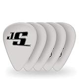 D'Addario Joe Satriani Guitar Picks, White, 10 pack, Medium