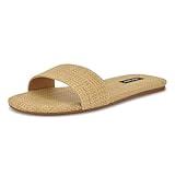 Nine West Women's Lolipop Sandal, Light Natural 110, 8.5