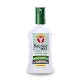 Bactine MAX First Aid Spray - Pain Relief Cleansing Spray with 4% Lidocaine - Numbing Lidocaine Kills 99.9% of Germs - Pain + Itch Relief For Minor Cuts & Scrapes, Burns & Bug Bites - 5oz