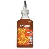Sky Valley Taco Sauce - Medium heat, Taco Hot Sauce, Gluten Free, Vegan, Keto, Non-GMO, Verified, Made with Tomatoes, Cayenne Peppers and Traditional Spices - 13 Oz