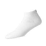 FootJoy Men's ComfortSof Sport Prior Generation Socks, White, Fits Shoe Size 7-12