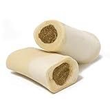Cadet Stuffed Shin Bone - Highly Digestible, High Protein, Long-Lasting Dog Chew Bone for Aggressive Chewers, Supports Dental Health, - Peanut Butter Flavor, Large (1 Count)