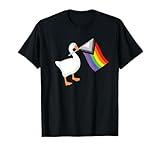 Goose New Inclusive Rainbow Pride Flag LGBTQIA Gay Pride T-Shirt