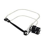 MARINE CITY Life Ring Holder, 304 Stainless Steel with Elastic Cord – Horseshoe Bracket Life Ring Holder for Boat and Yachts