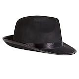 Kangaroo Black Fedora Hat - Unisex Felt Hat for Costume or Everyday Wear