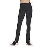 Skechers Women's Go Walk High Waisted Pant Joy, Black, Medium Petite