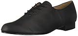 Bloch mens Jazz Oxford Leather Sole Dance Shoe, Black, 9.5 US