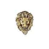 Vintage Lion Face Brooch pin，Animal brooch pin，Punk Lion Brooch pin，Sweet brooch,Suit Stud, Shirt Studs, Lapel Pin for women for men，Dainty Christmas Wedding Birthday Holiday Jewelry Unisex Clothing Accessories