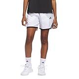 adidas Women's CrazyLite Basketball Shorts, White/Black