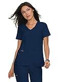 KOI Basics 373 Women's Becca Top (Navy, Large)