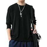 NP Spring Men's Neck Patchwork Long Sleeve Mens Clothing Black