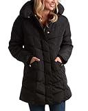 Steve Madden Women's Long Heavy Weight Puffer Jacket, Black, Small